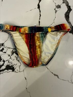 Vix Multicolor Stripe Bikini Bottoms